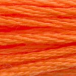 Orange - 970 DMC Mouliné Stranded Cotton Embroidery Tread By DMC