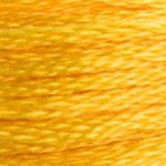 Yellow - 972 DMC Mouliné Stranded Cotton Embroidery Tread By DMC