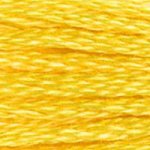 Yellow - 973 DMC Mouliné Stranded Cotton Embroidery Tread By DMC