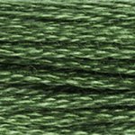 Green - 987 DMC Mouliné Stranded Cotton Embroidery Tread By DMC
