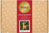 Reindeer Needle Felting Kit Docrafts Simply Make Craft Kit West Designs DSM 1106047