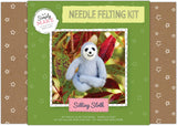 Sitting Sloth Needle Felting Kit Docrafts Simply Make Craft Kit West Designs DSM 1106058