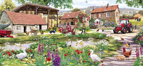 Duckling Farm 636 Piece Jigsaw Puzzle By Gibsons G4048