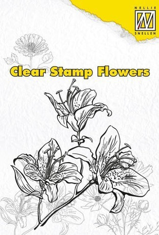 Lily Clear Stamps Spring Nellie Snellen FLO003