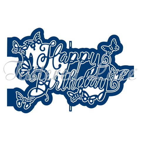 Ornamental Happy Birthday By Tattered Lace D1288
