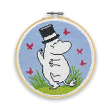 Moominpappa Dancing Moomin Cross Stitch Kit The Crafty Kit Company CKC-MOOMIN-008