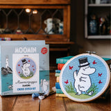 Moominpappa Dancing Moomin Cross Stitch Kit The Crafty Kit Company CKC-MOOMIN-008