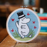 Moominpappa Dancing Moomin Cross Stitch Kit The Crafty Kit Company CKC-MOOMIN-008