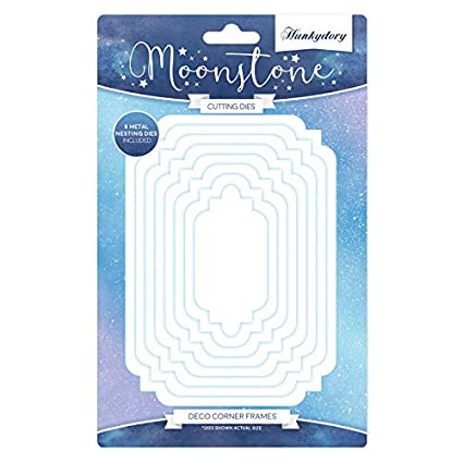 Deco Corner Frames Cutting Dies Moonsgtone By Hunkydory MSTONE082