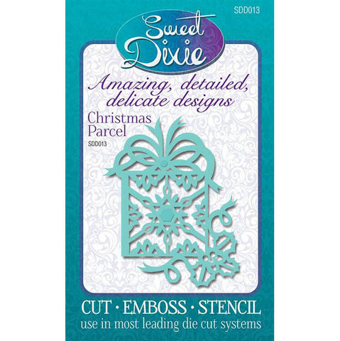 Christmas Parcel Die Sweet Dixie By Sue Dix SDD013