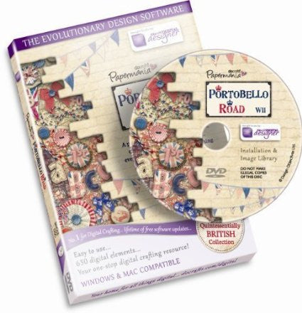 Papermania 'Portobello Road' British Collection Disc CD ROM by Docraft