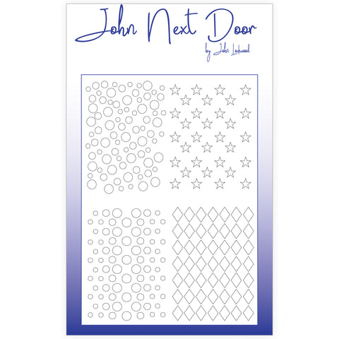 John Next Door Mask Stencil - Quatro Stars