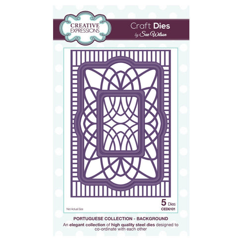 Background Portuguese Collection Craft Dies by Sue Wilson Creative Expressions CED6101