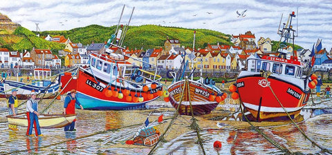 Seagulls at Staithes 636 Piece Jigsaw Puzzle By Gibsons G4045