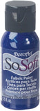 SoSoft Fabric Acrylics Paint 29.6ml 1FL.OZ By DecoArt (Verious Colours)