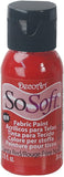 SoSoft Fabric Acrylics Paint 29.6ml 1FL.OZ By DecoArt (Verious Colours)