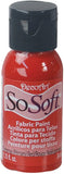 SoSoft Fabric Acrylics Paint 29.6ml 1FL.OZ By DecoArt (Verious Colours)