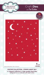 Starry Night Sky Festive Collection Dies Creative Expressions by Sue Wilson CED3084