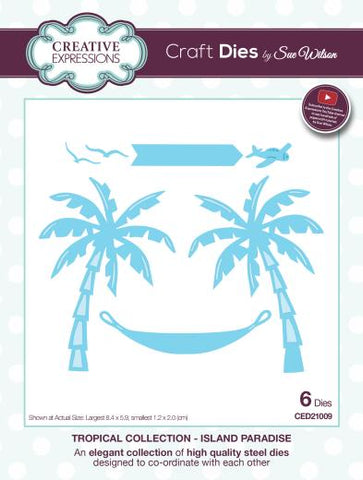 Island Paradise Tropical Collection Dies Creative Expressions CED21009