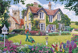 The Gardeners Round 4x 500 Piece Jigsaws Puzzle By Gibsons G5047