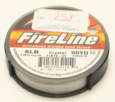 Fireline The Bead Smith Berkley 8LB 50YD Crystal TRC258