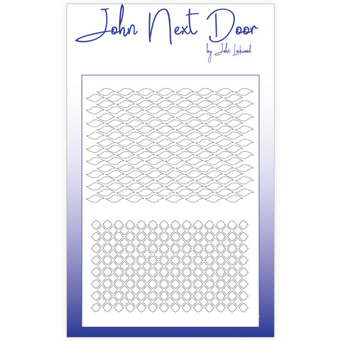 John Next Door Mask Stencil - Duo Mask Waves