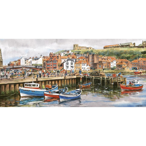 Whitby Harbour 636 Piece Jigsaw Puzzle By Gibsons G374