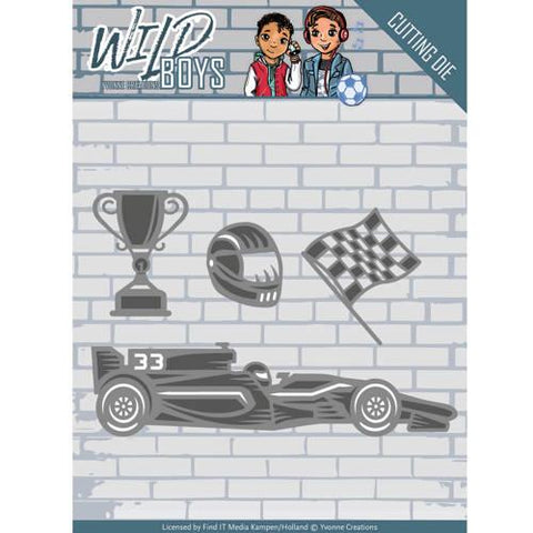 Wild Boys Racing Dies By Yvonne Creations By Find It Trading YCD10117